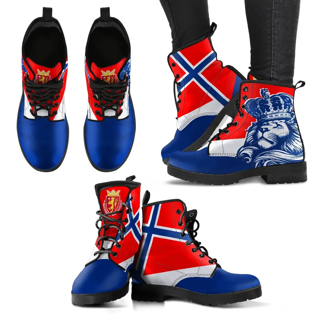 Norway Lion Leather Boots RLT7