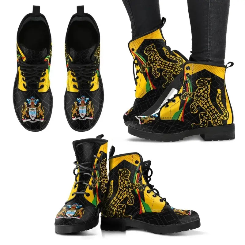 Guyana Jaguar Leather Boots RLT8