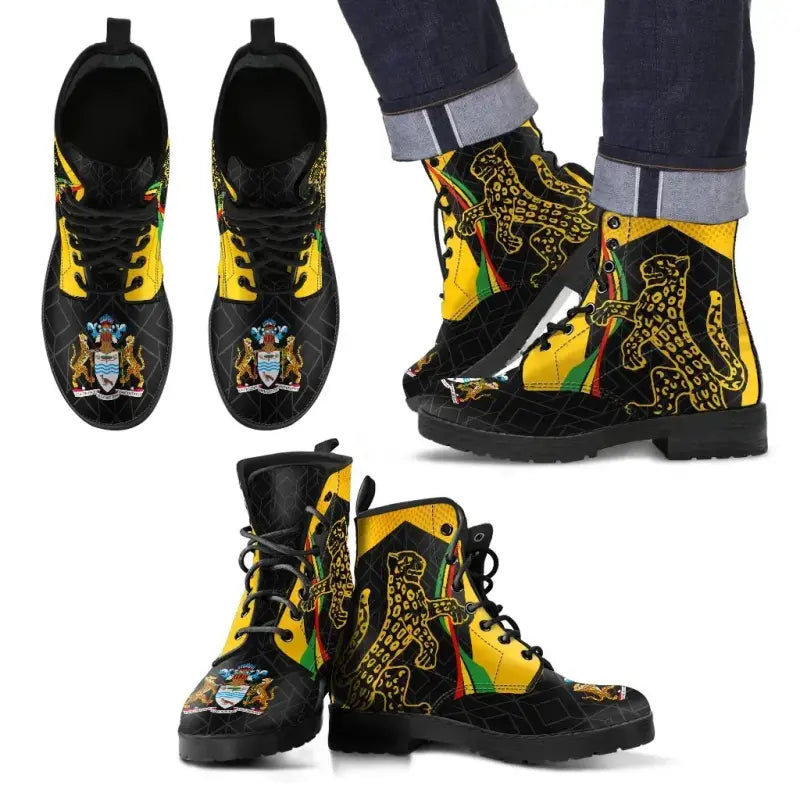 Guyana Jaguar Leather Boots RLT8