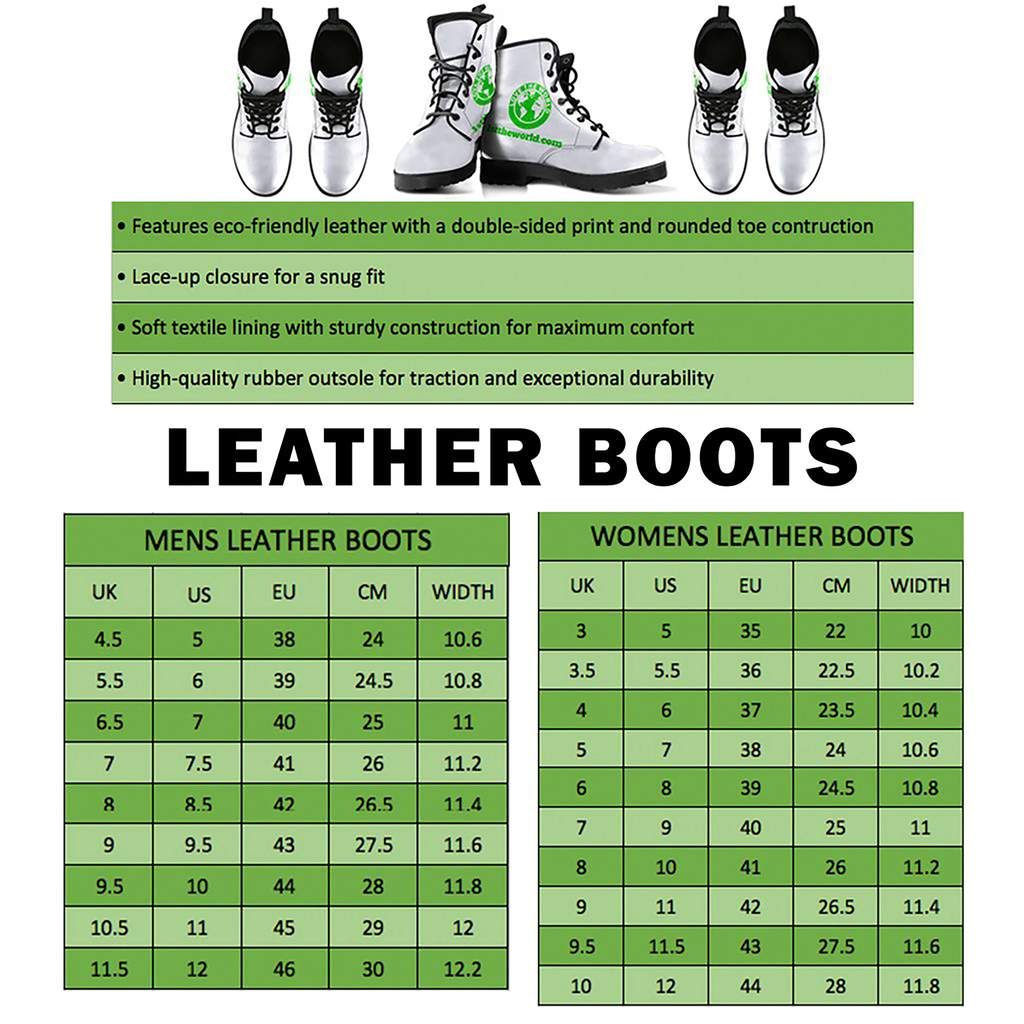 Lithuania Flag leather_Boots (Shoes) RLT6