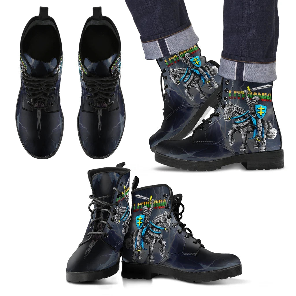 Lithuania Vytis Dark leather_Boots RLT6
