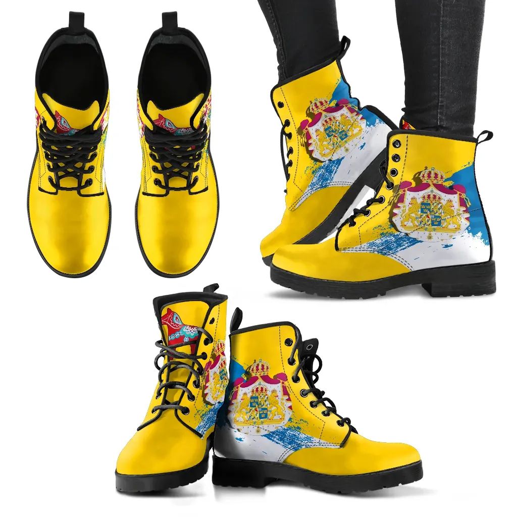 Sweden Special Leather Boots RLT7