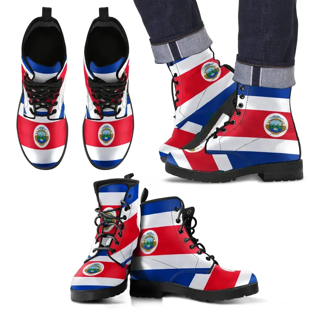 Costa Rica Leather Boots Original Flag RLT13