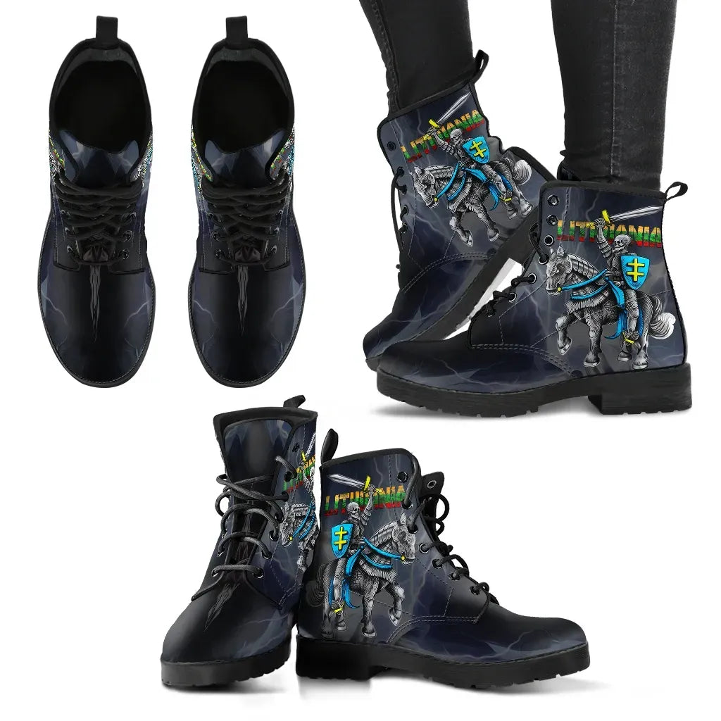 Lithuania Vytis Dark leather_Boots RLT6