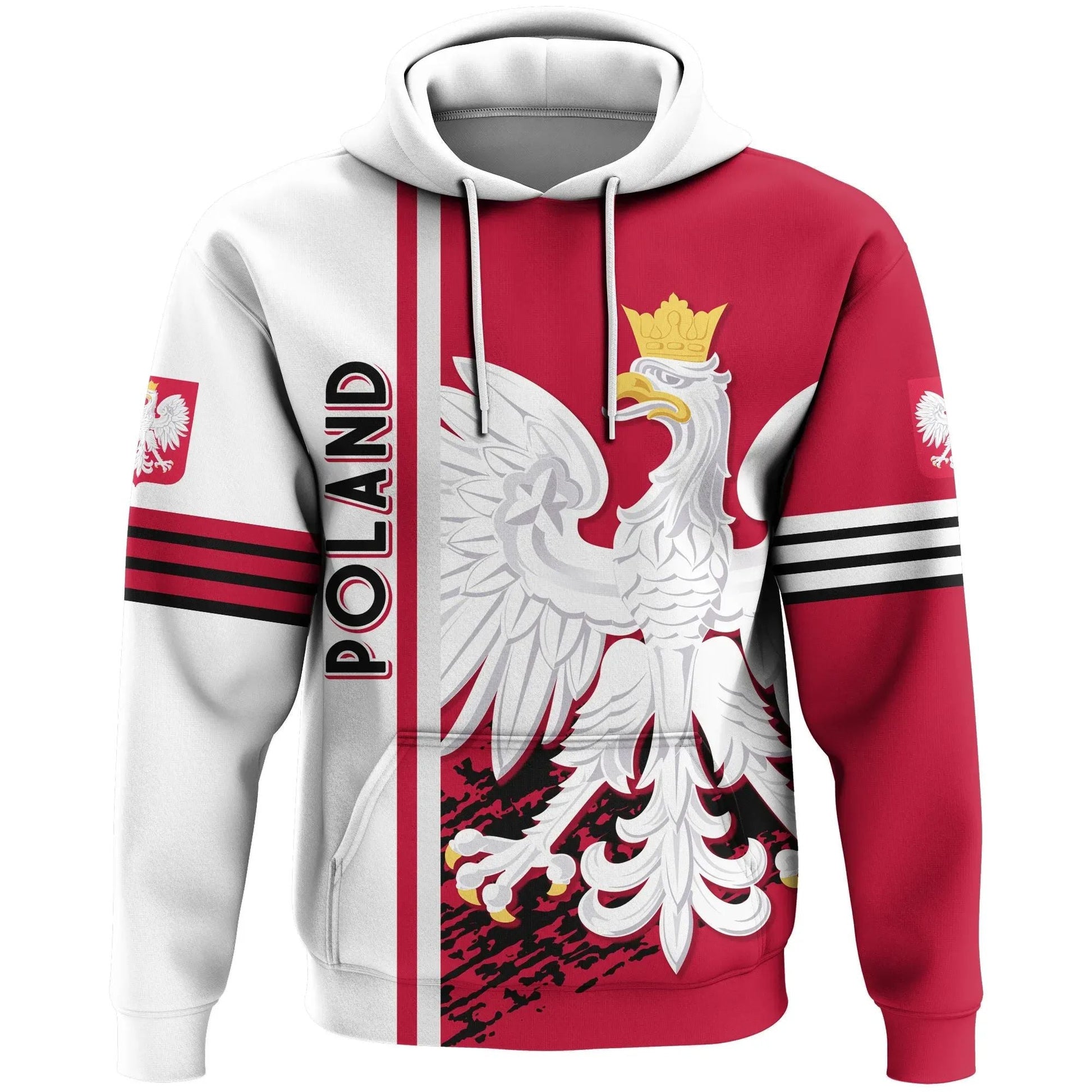 Poland Pullover Hoodie Quarter Style RLT7