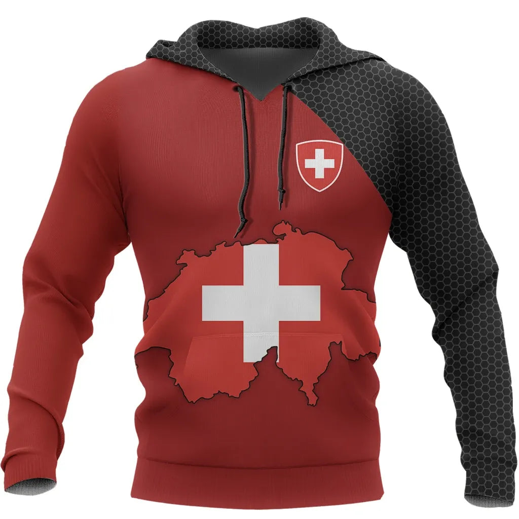 Switzerland Map Special Hoodie RLT13