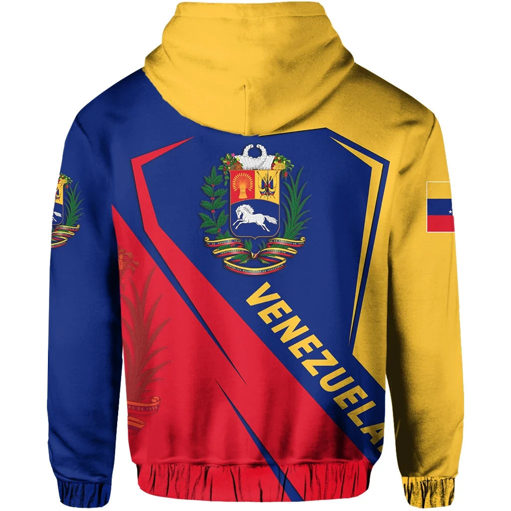 Venezuela Flag Hoodie Diamond Style RLT7