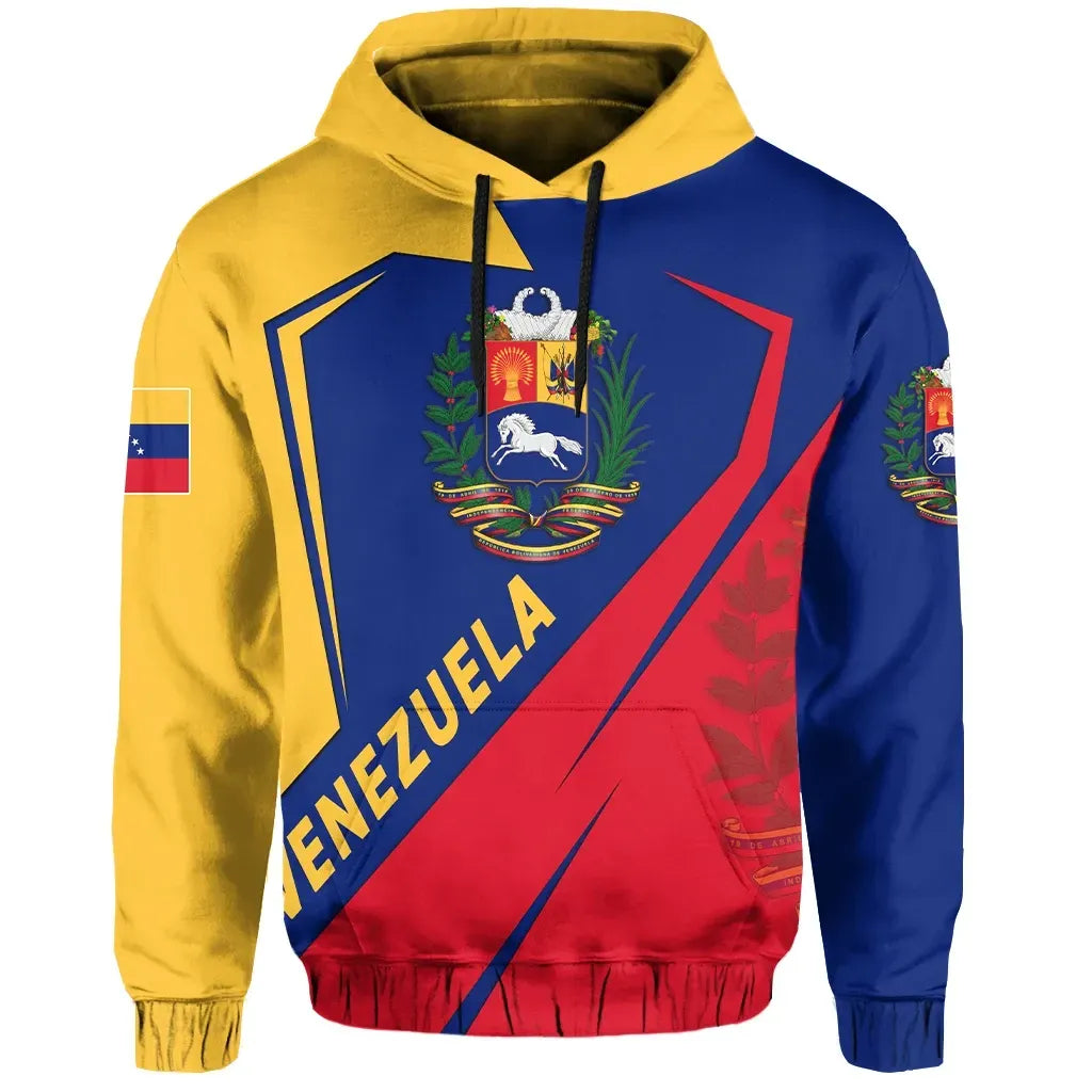 Venezuela Flag Hoodie Diamond Style RLT7