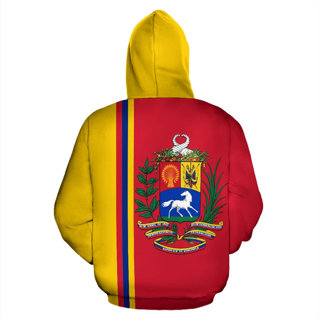 Venezuela All Over Hoodie Straight 7 Stars Version RLT7