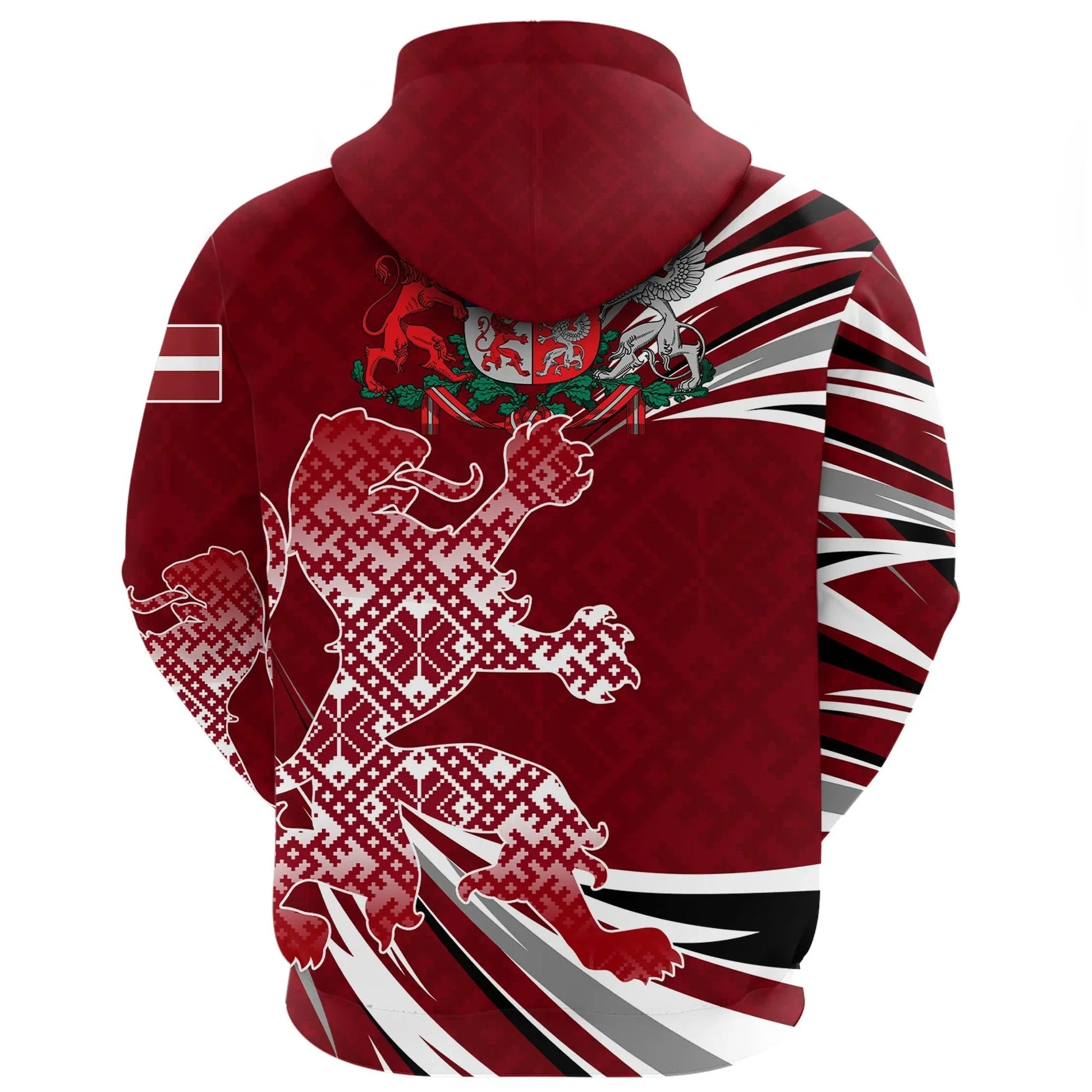 Latvia The Latvian Lion Hoodie RLT6