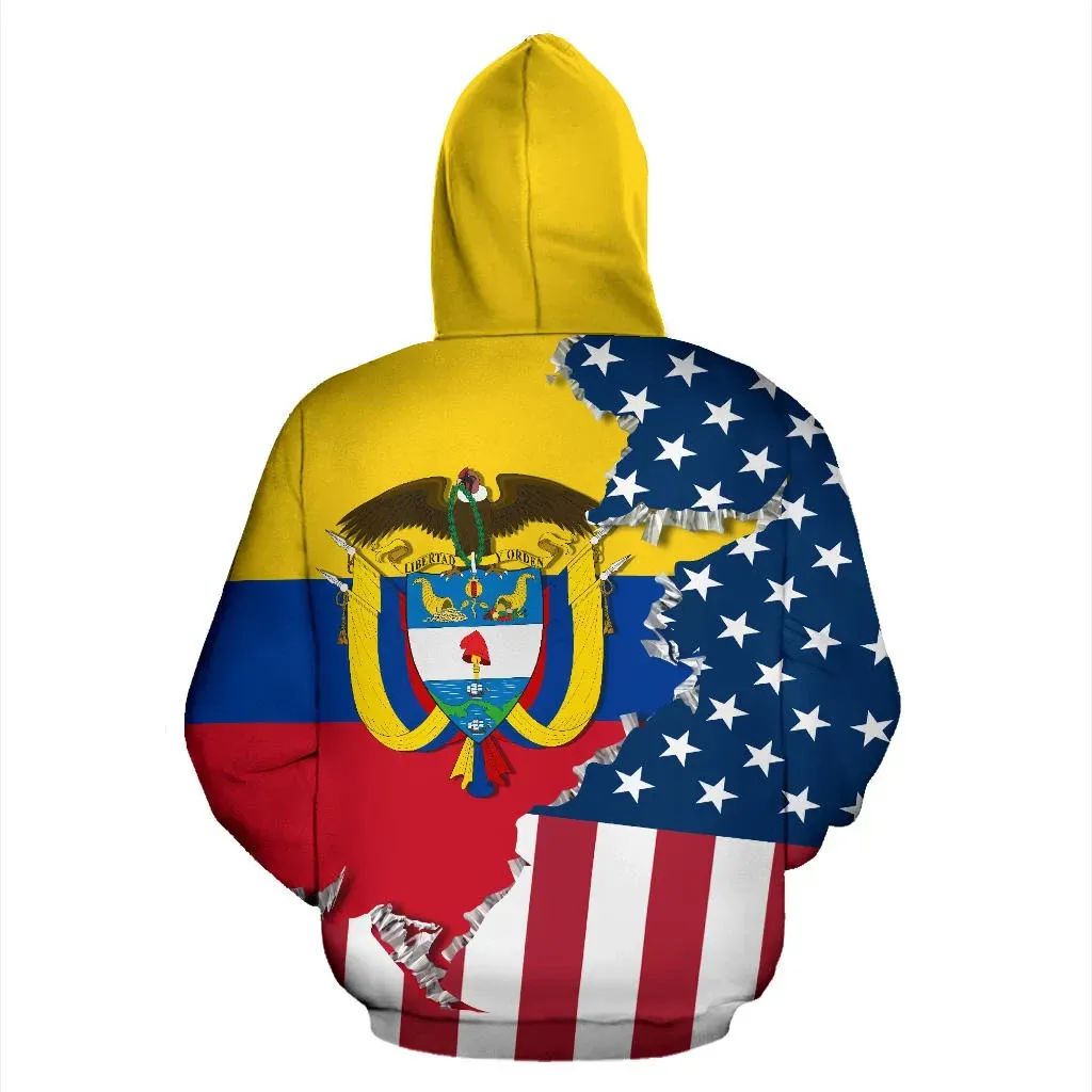 One Heart 2 Homes USA Colombia Hoodie RLT7