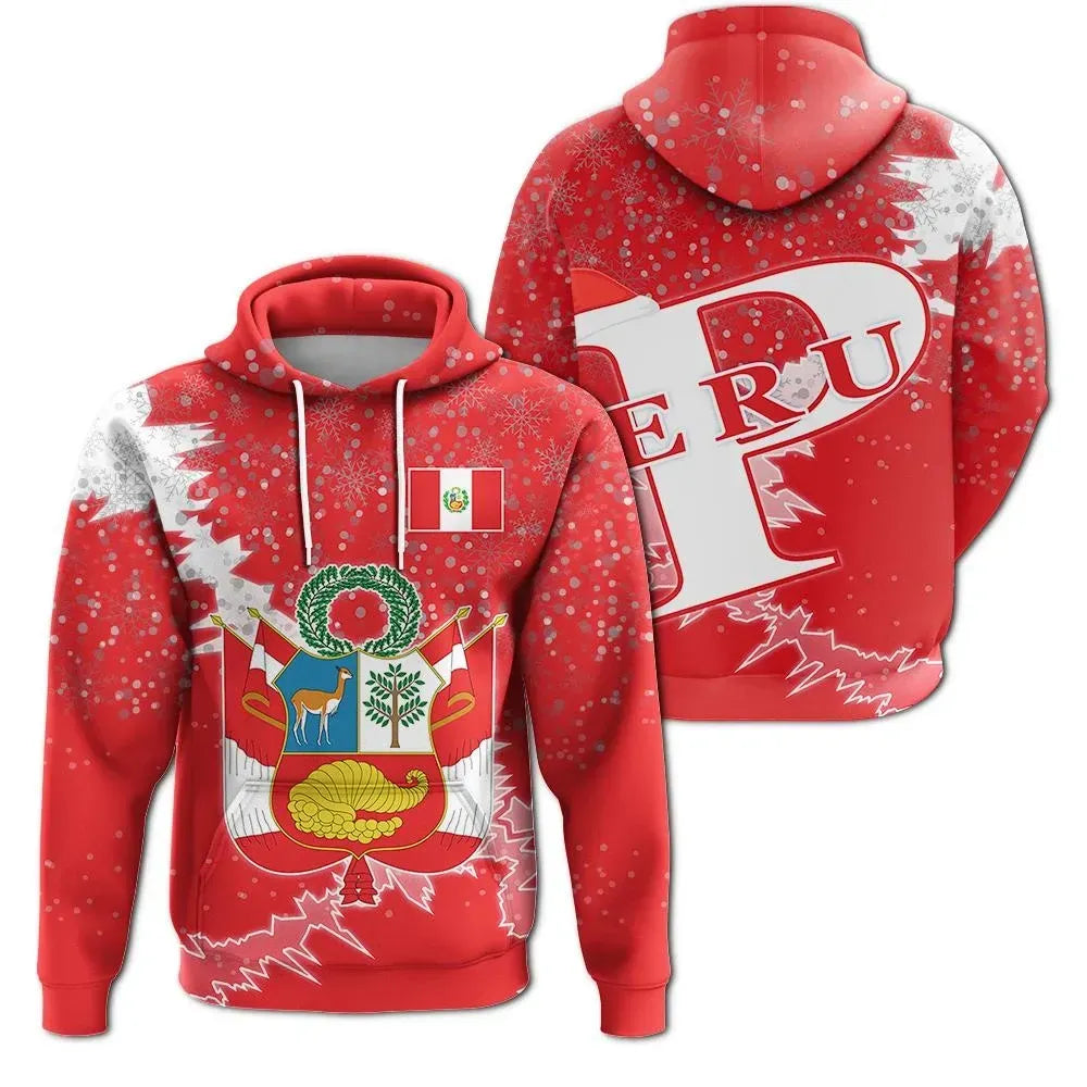 Christmas Peru Hoodie Coat Of Arms X Style RLT7