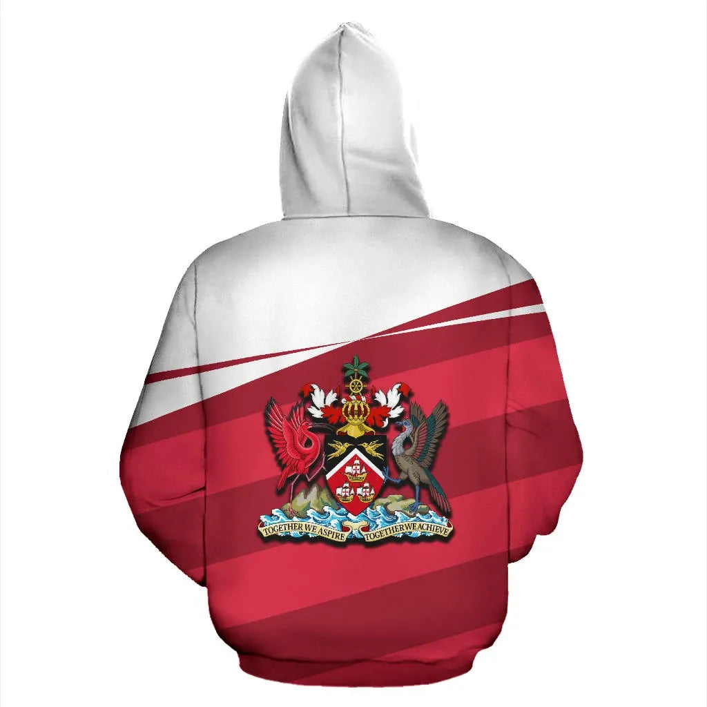 Trinidad and Tobago Hoodie Coat Of Arms Vivian Style RLT6