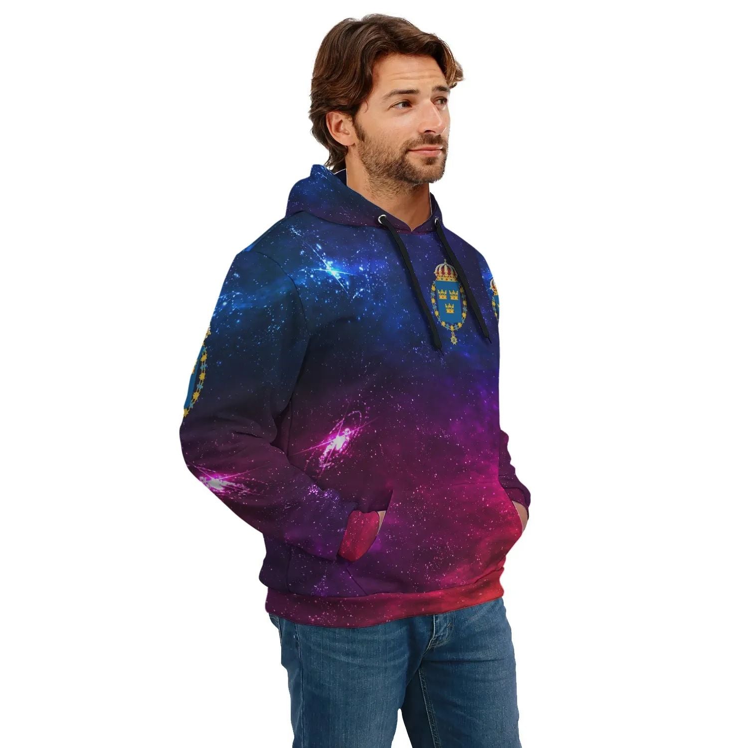 Sweden 3 Hoodie Galaxy RLT7