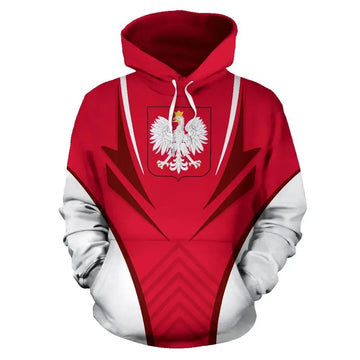 Poland Hoodie Coat Of Arms RLT7