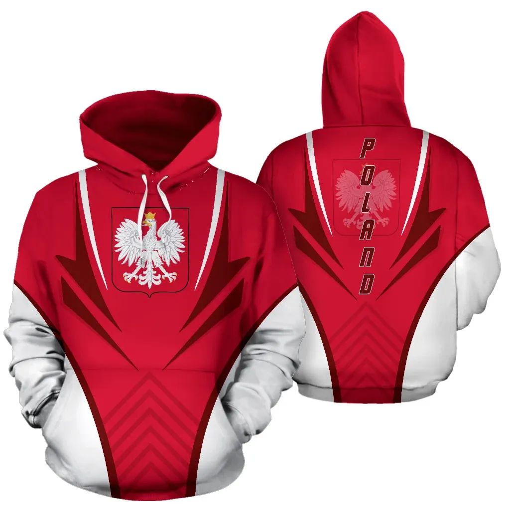 Poland Hoodie Coat Of Arms RLT7
