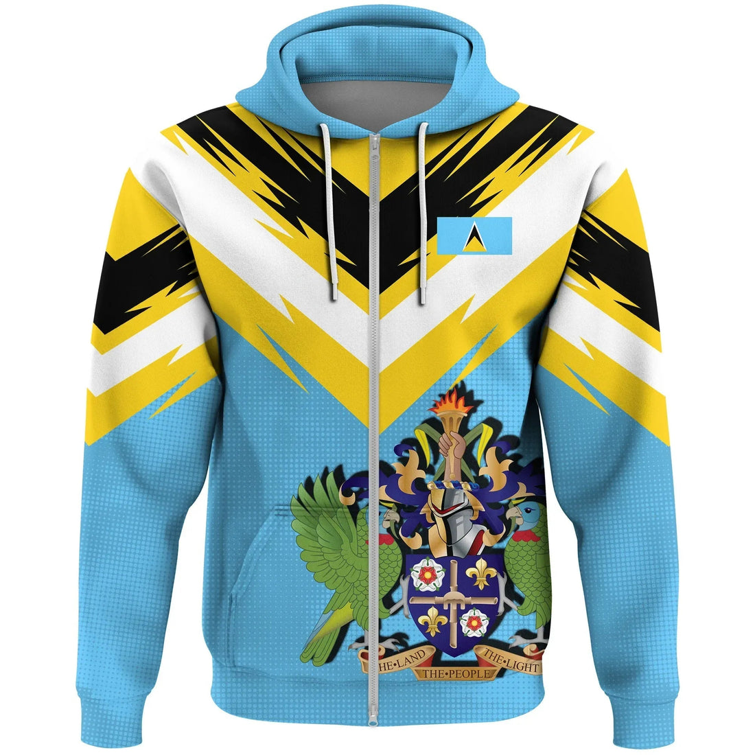 Saint Lucia Hoodie New Release RLT6