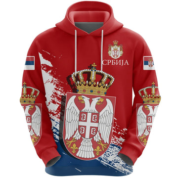 Serbia Special Hoodie Red Version RLT7