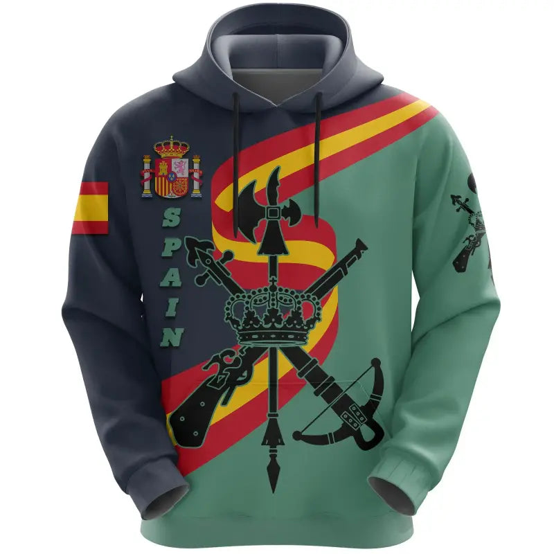 Spain Hoodie Espaa Pullover Hoodie Legin Espaola Style RLT12