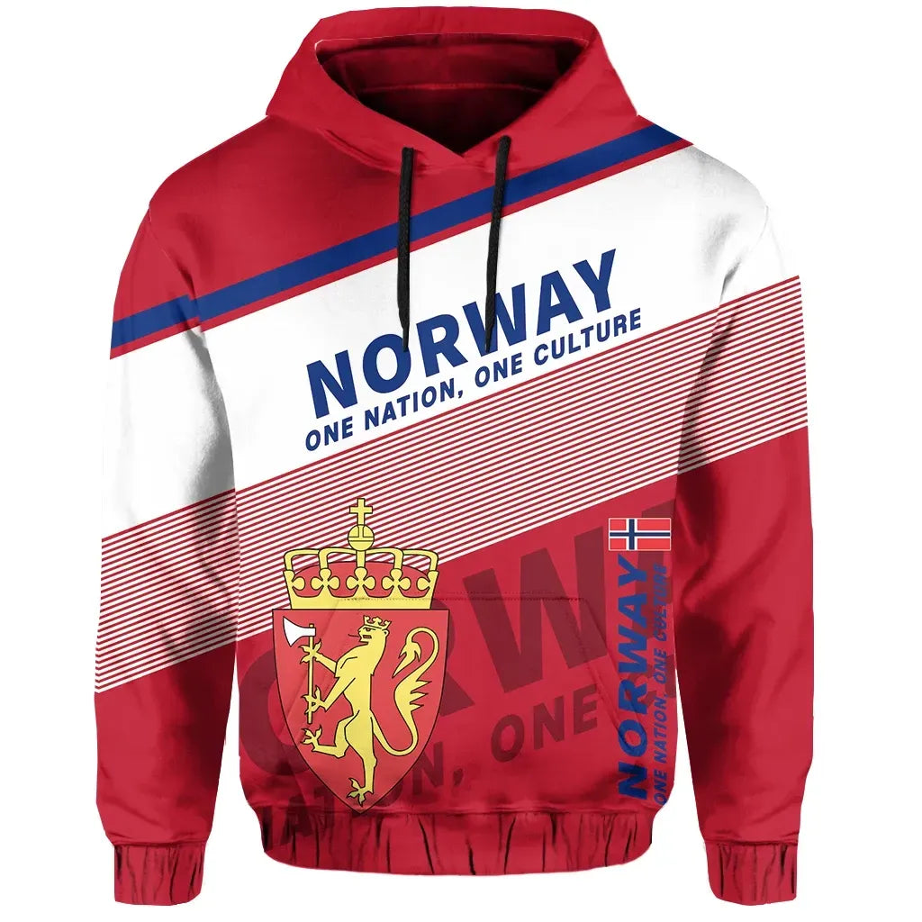 Norway Hoodie Flag Motto Limited Style RLT7