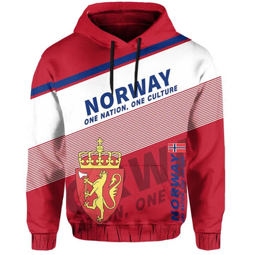 Norway Hoodie Flag Motto Limited Style RLT7