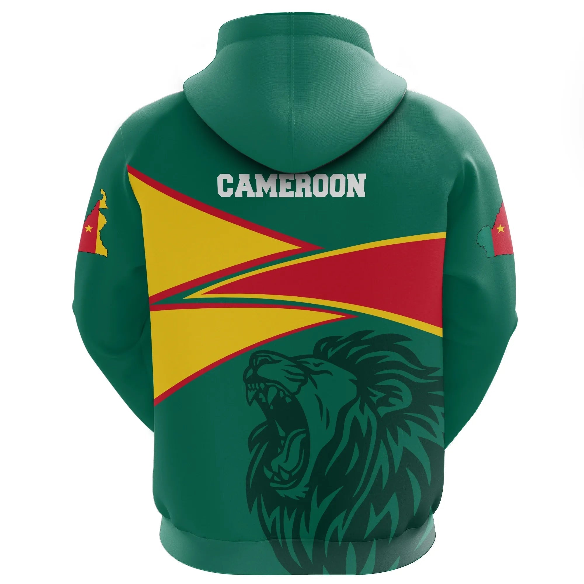 Cameroon Hoodie Cameroon Strong Flag RLT7