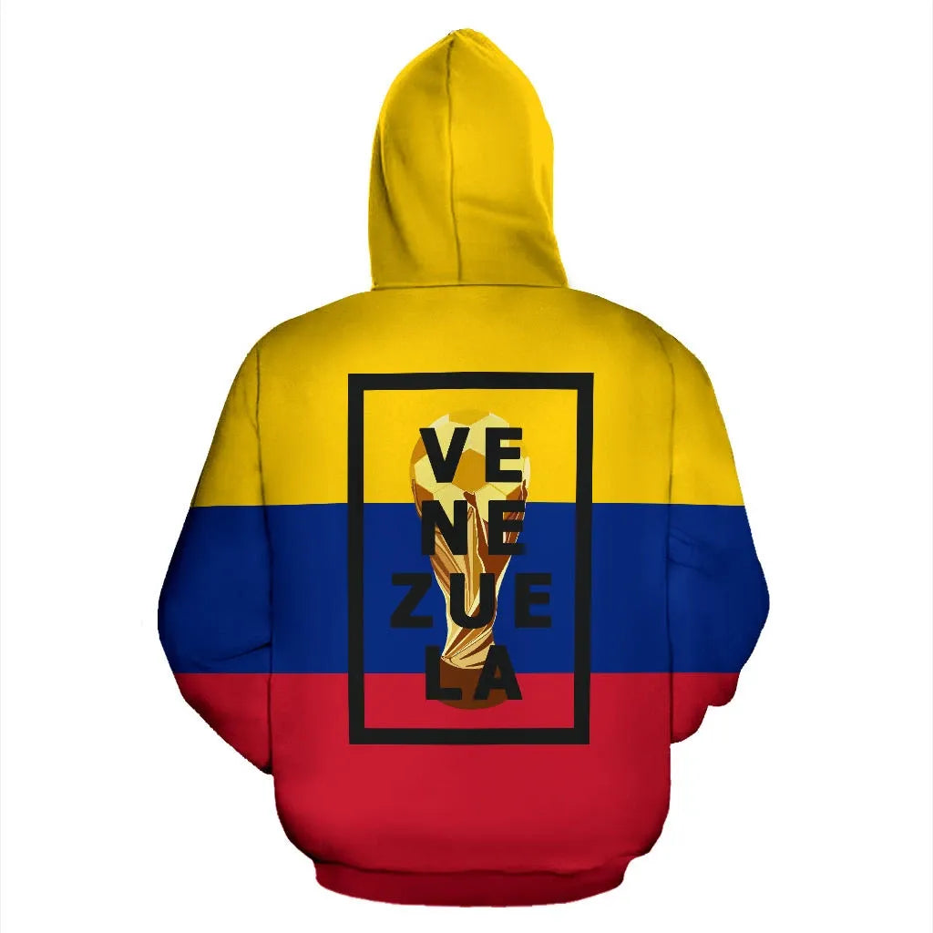 Venezuela Flag Hoodie Football RLT7