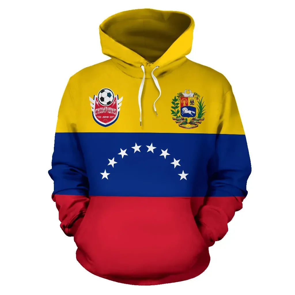 Venezuela Flag Hoodie Football RLT7