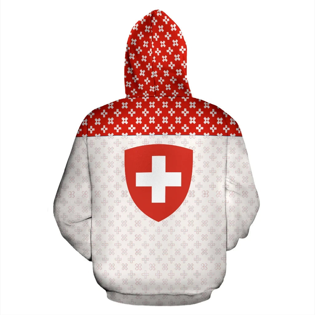 Switzerland All Over Hoodie RLT13