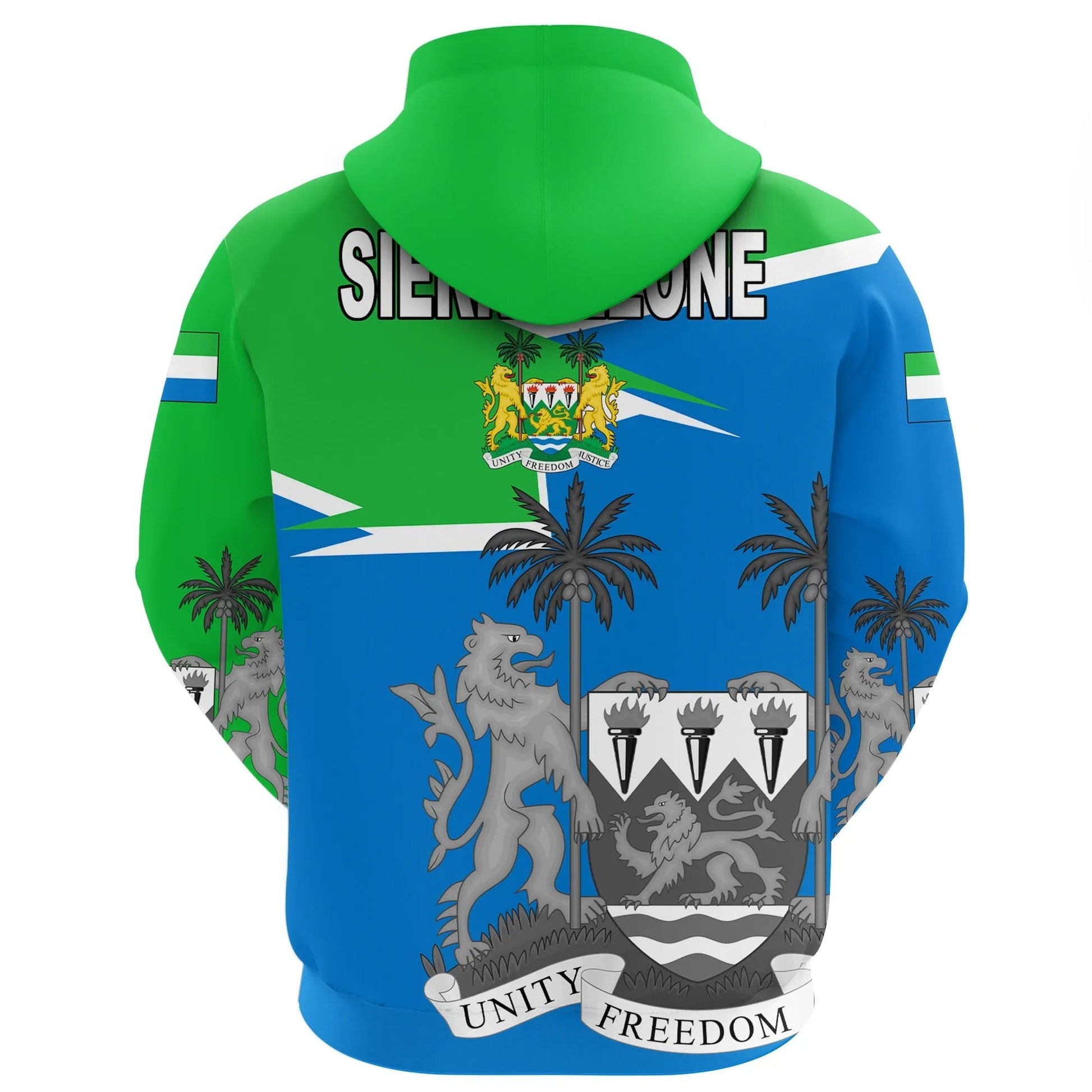 Sierra Leone Hoodie Coat Of Arms New Style RLT7