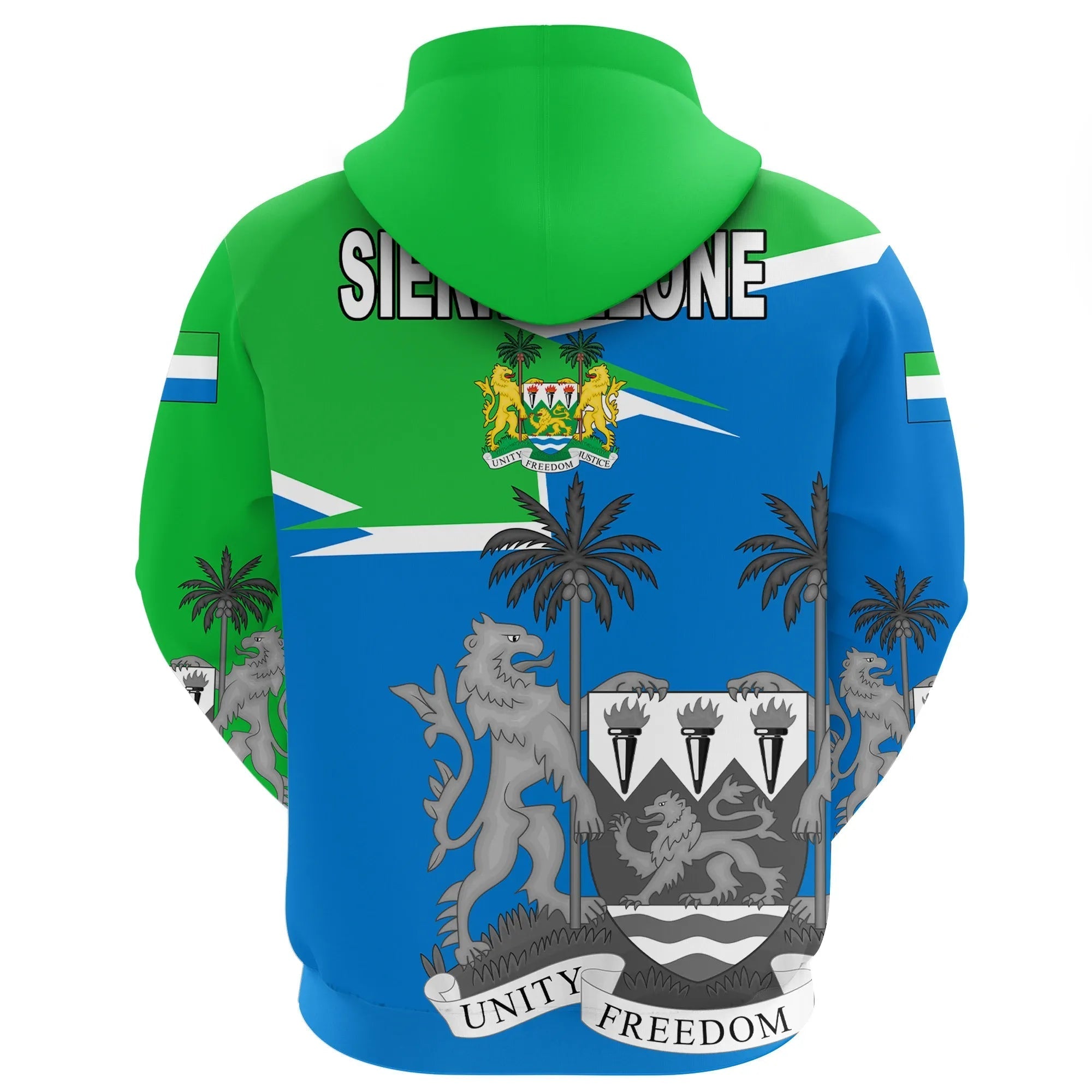 Sierra Leone Hoodie Coat Of Arms New Style RLT7