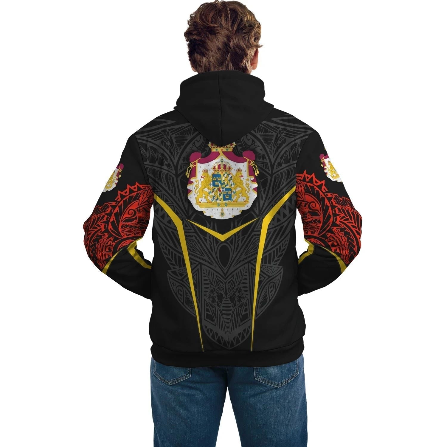 Sweden 2 Unisex Hoodie Tribal Style RLT7