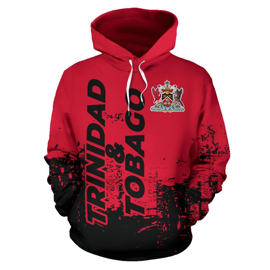 Trinidad and Tobago All Over Hoodie Smudge Style RLT6