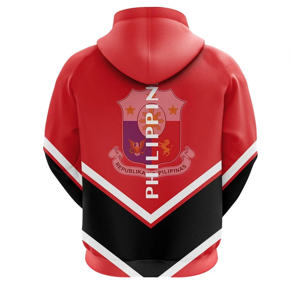 Philippines Zip Hoodie Coat Of Arms Lucian Style RLT6