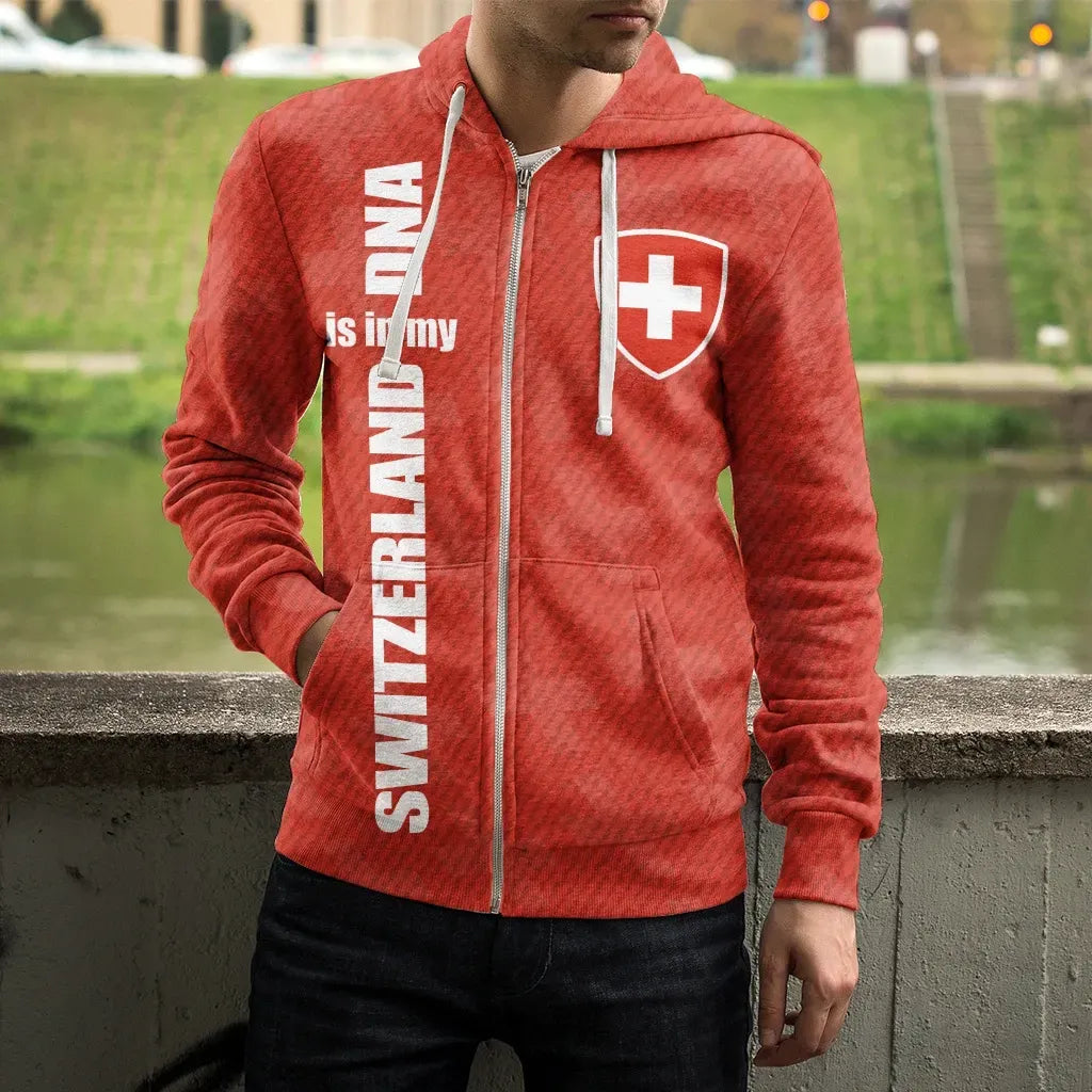 Switzerland Hoodie Switzerland Is In My Dna RLT13