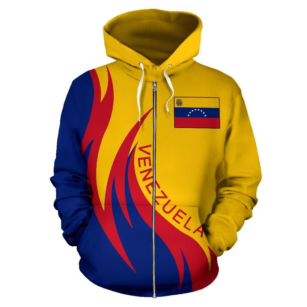 Venezuela Hoodie Venezuela Flag Brush RLT7