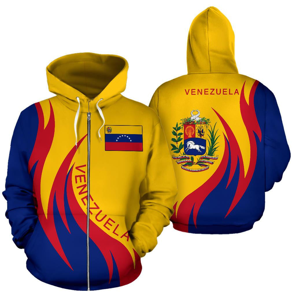 Venezuela Hoodie Venezuela Flag Brush RLT7