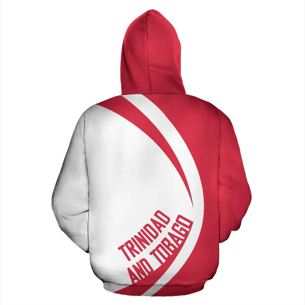 Trinidad and Tobago Zip Up Hoodie Coat Of Arms Circle Style RLT6