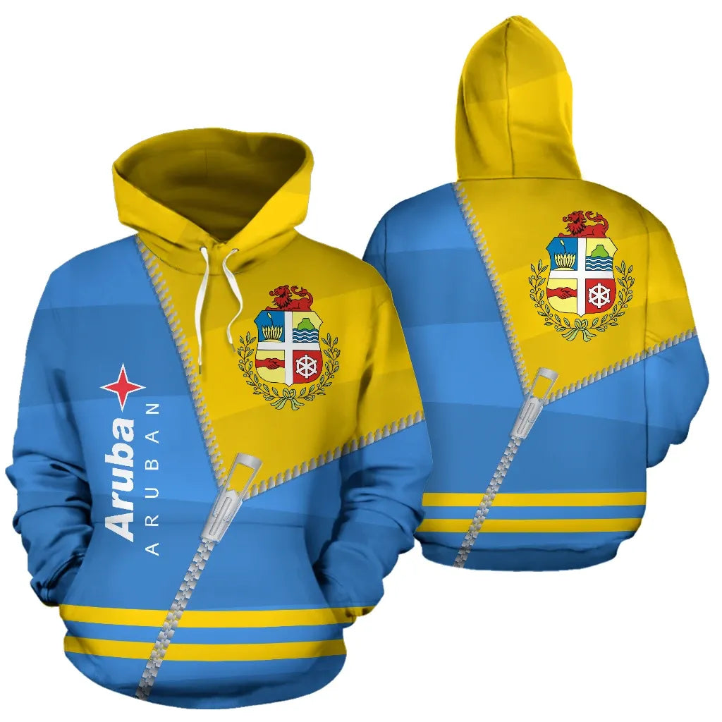 Aruba Hoodie Curve Zipper Style RLT7