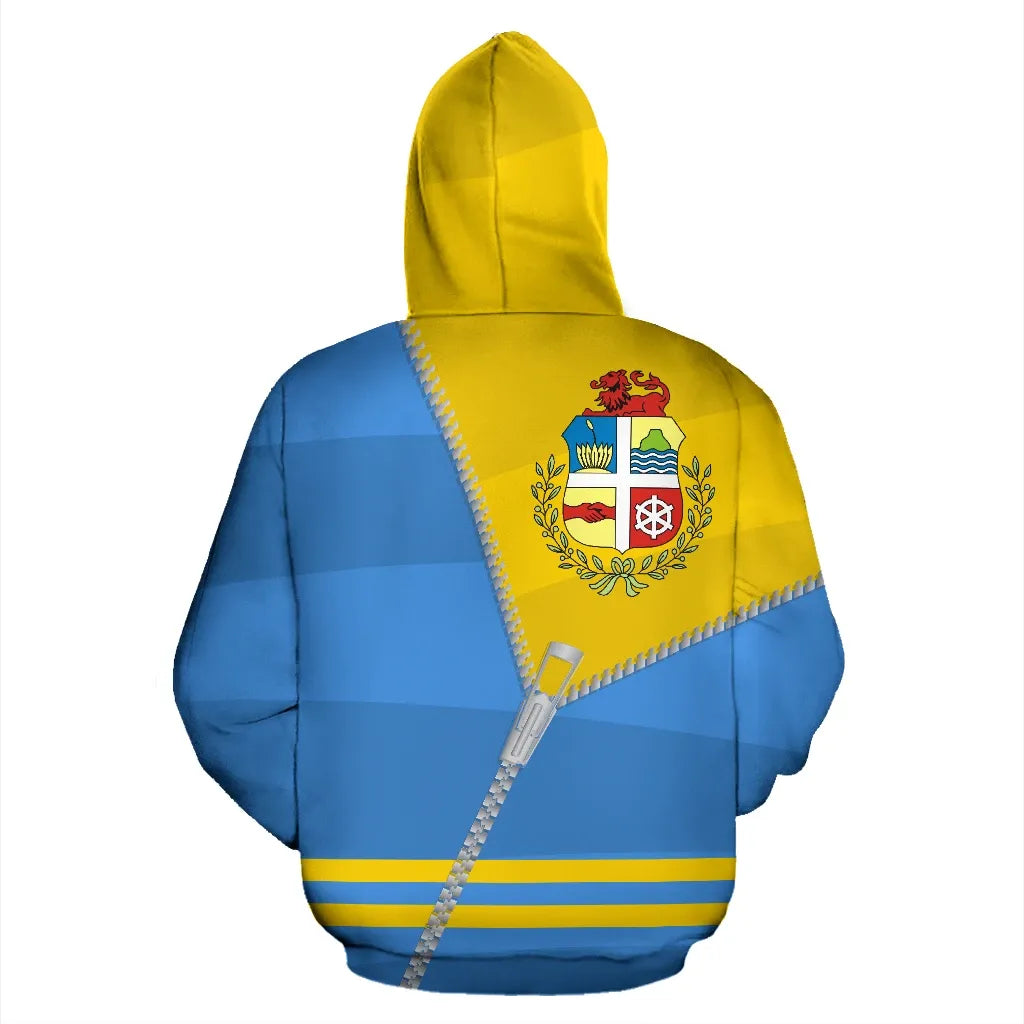 Aruba Hoodie Curve Zipper Style RLT7