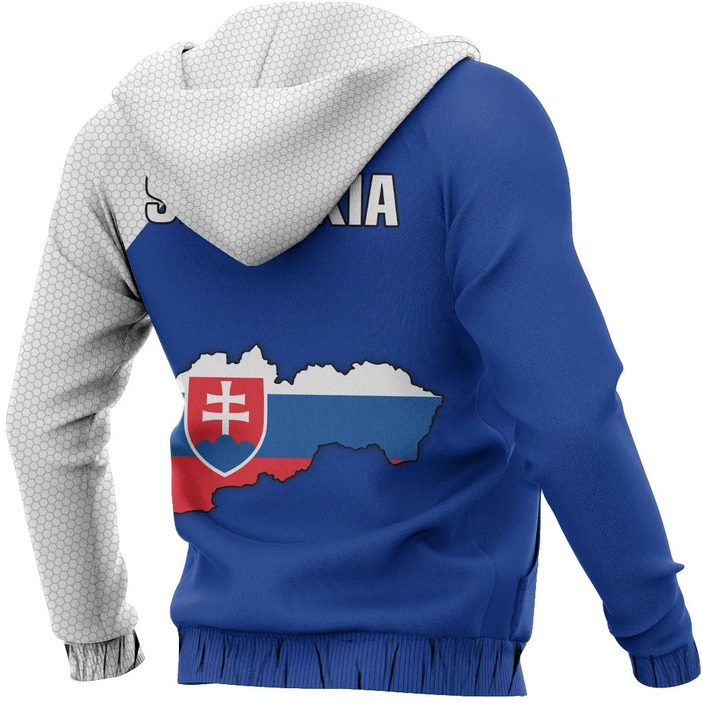 Slovakia Map Special Zipper Hoodie RLT13