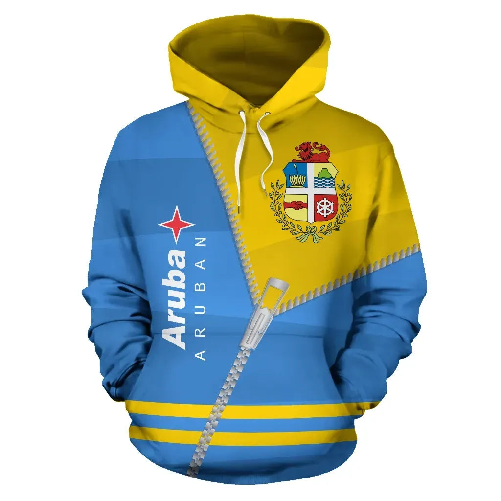 Aruba Hoodie Curve Zipper Style RLT7