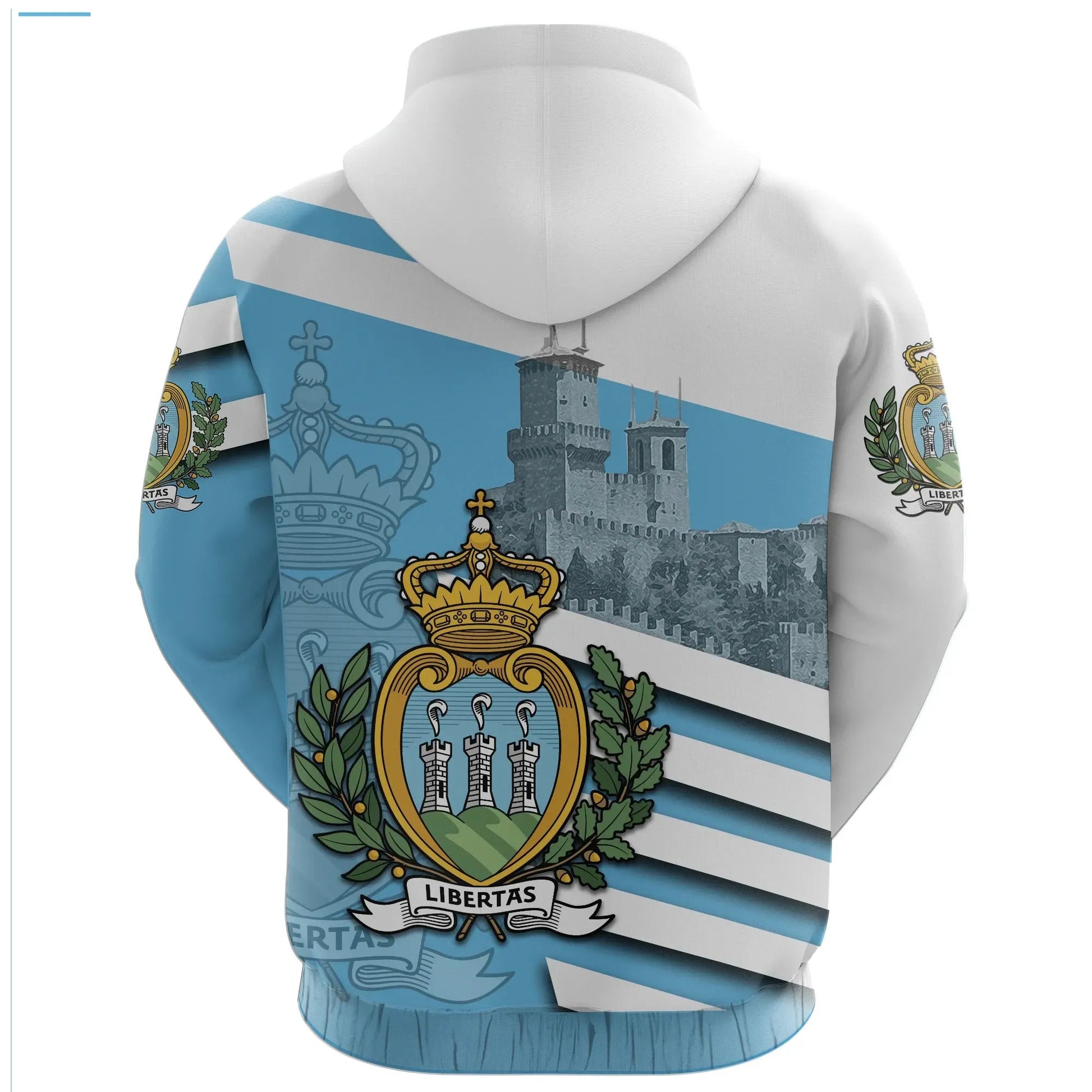 San Marino Zip Hoodie Mount Titano RLT6