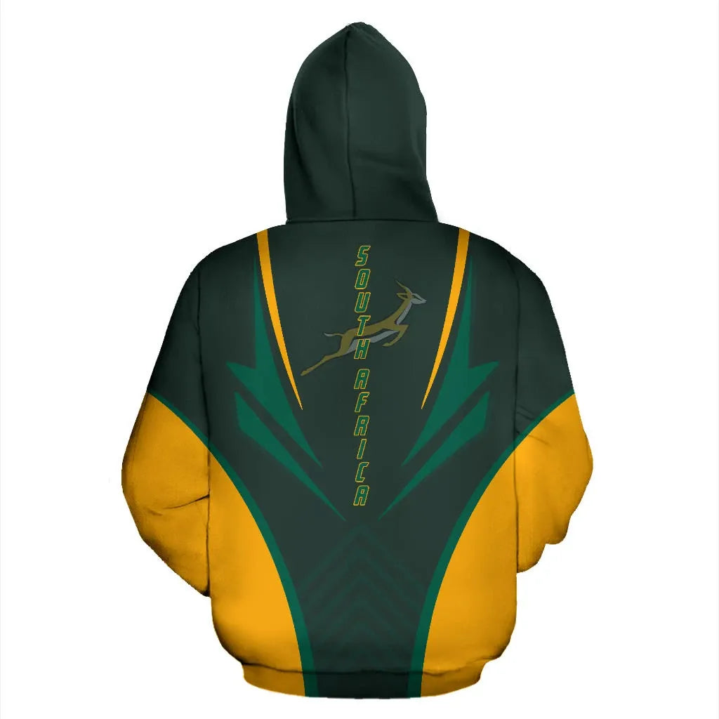 South Africa Hoodie Zip Coat Of Arms RLT8