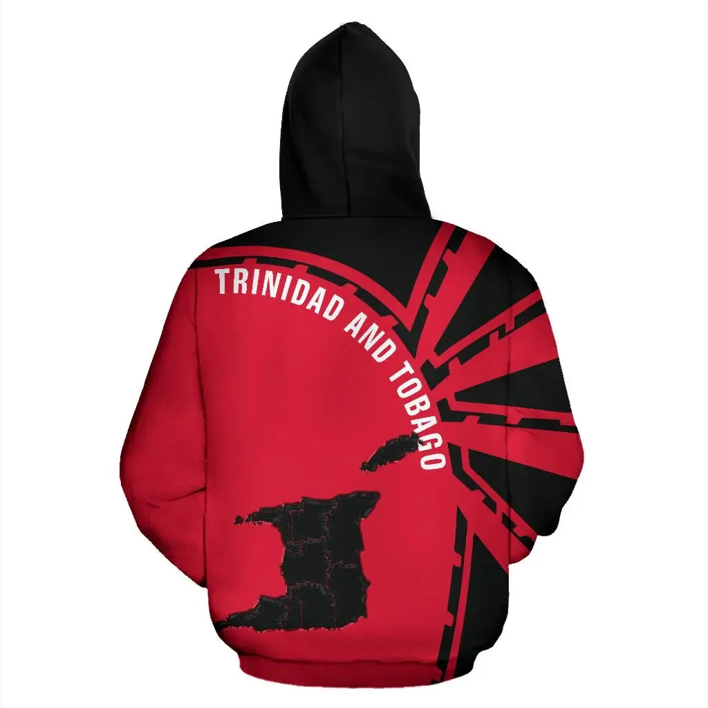 Trinidad and Tobago Zip Up Hoodie Tornado 2 Style RLT6