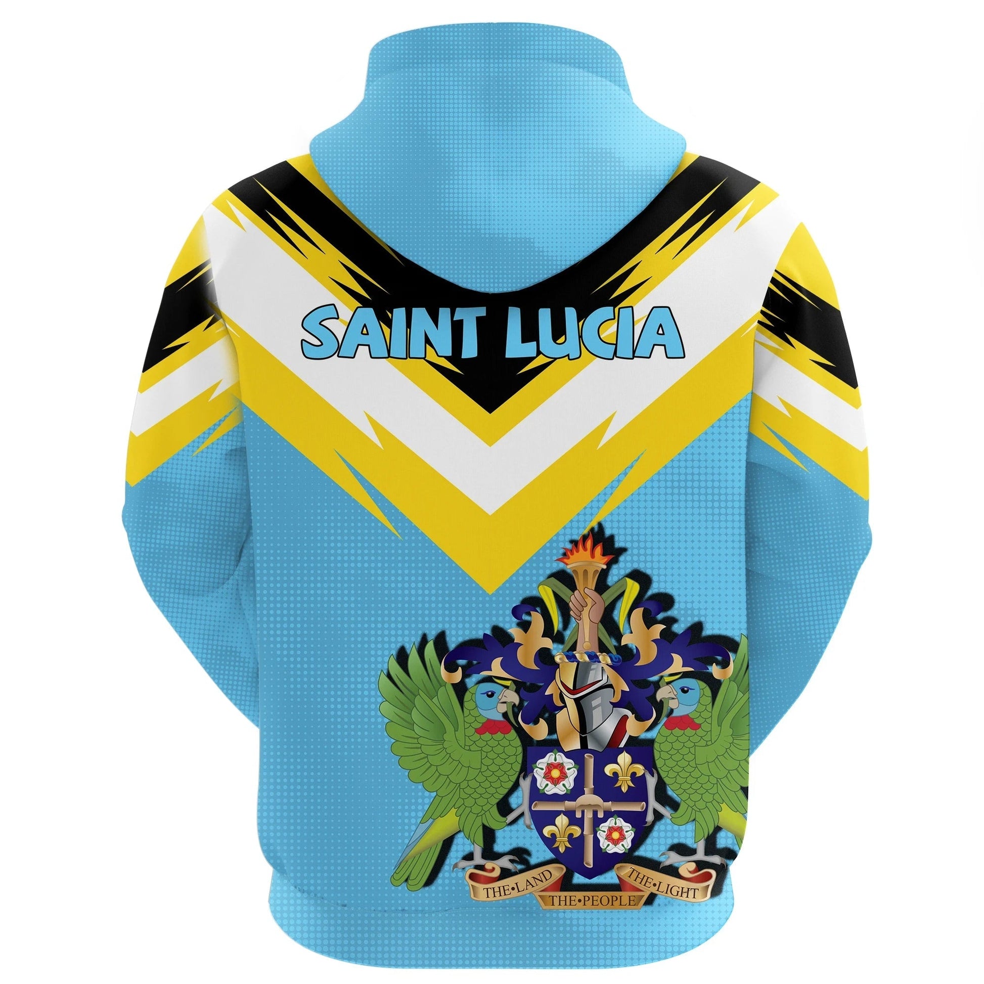 Saint Lucia Zip Hoodie New Release RLT6
