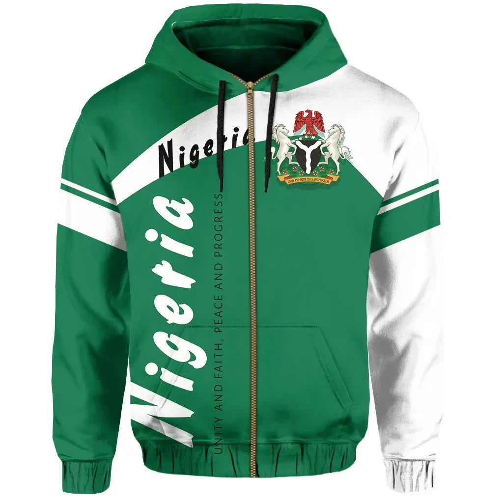 Nigeria Zipper Hoodie Vera Style RLT8
