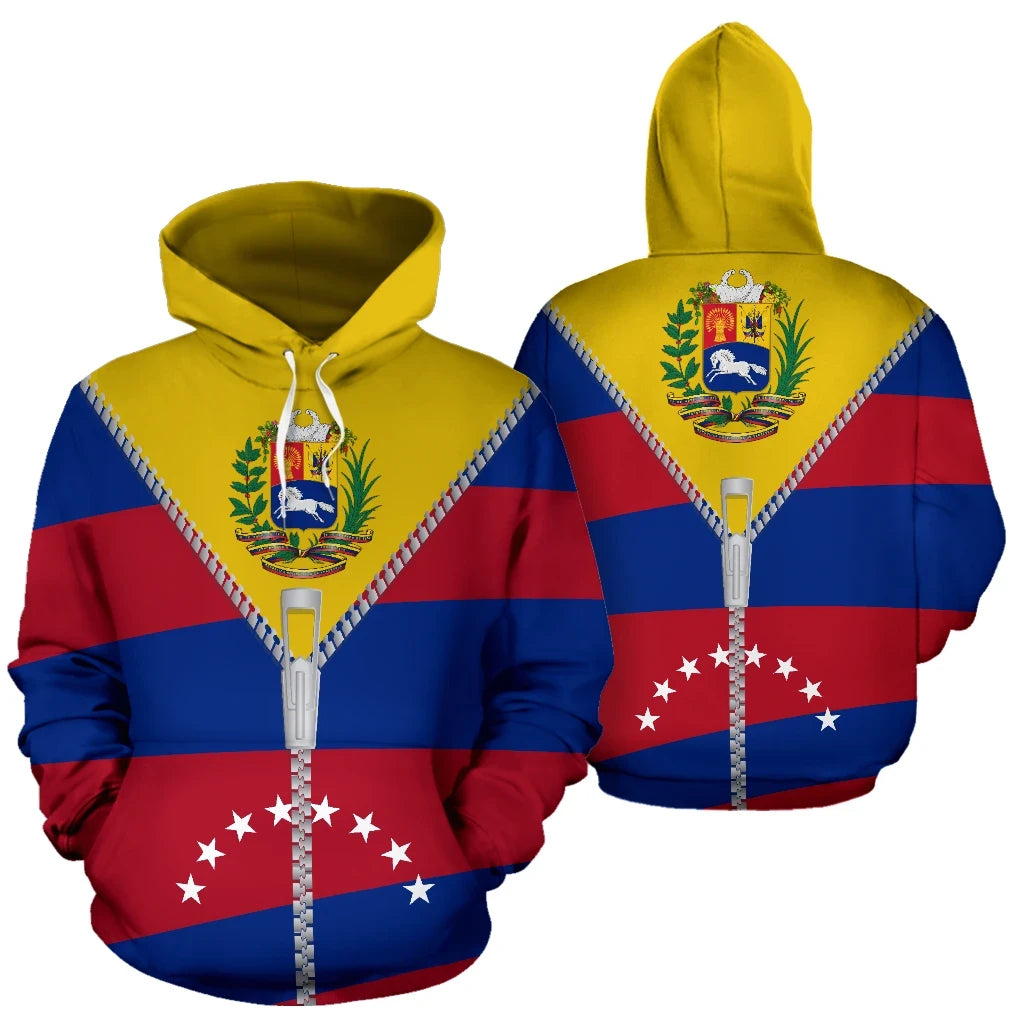 Venezuela Hoodie Straight Zipper Style Special Version RLT7