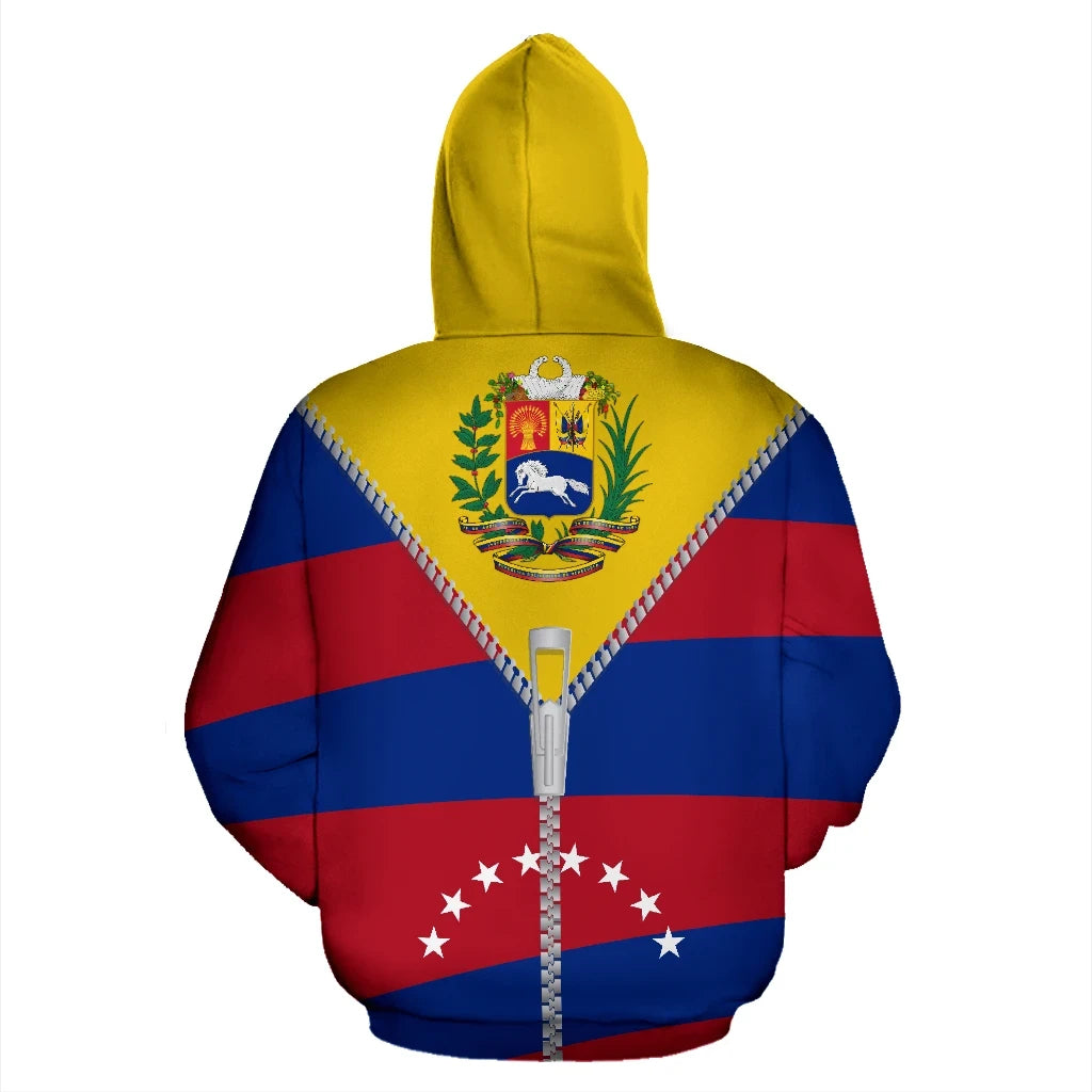 Venezuela Hoodie Straight Zipper Style Special Version RLT7