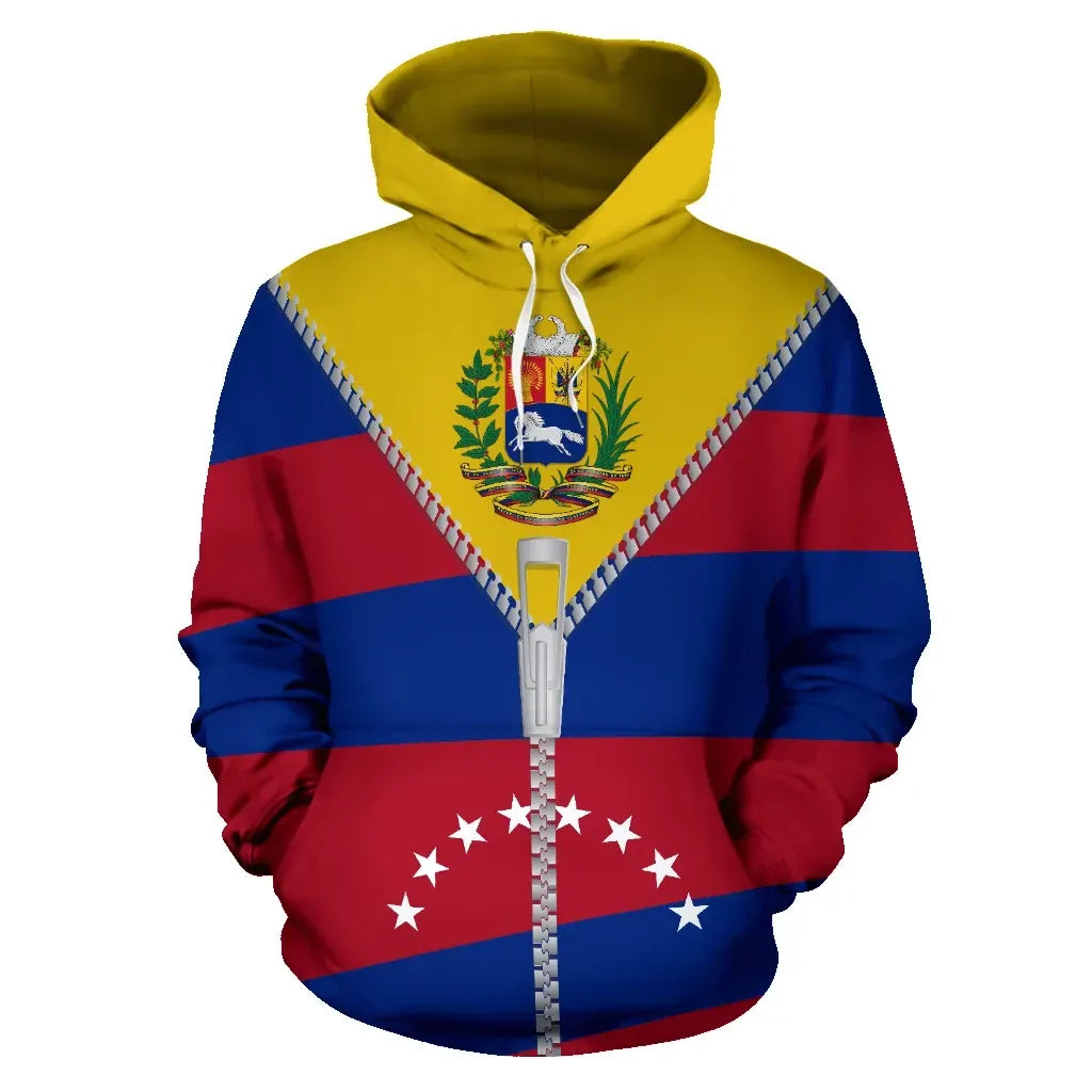 Venezuela Hoodie Straight Zipper Style Special Version RLT7